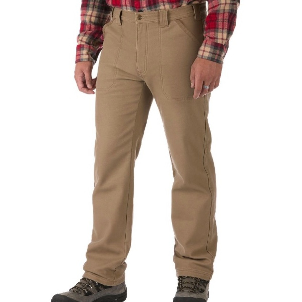 Coleman tan fleece-lined work pants, 42W 30L